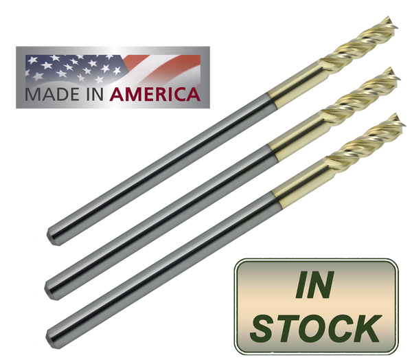 Compatible Easy Jig™ 1/4" ZrN Carbide End Mill AR15,10 Lower Rec. Jig JNV Burns Enterprises