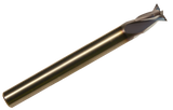 60 Degree Included .245" Dia Dovetail Cutter, 4 Flutes, .090" LOC, 2.50" OAL, .250" Shank, Solid American Carbide, "F23" Coated