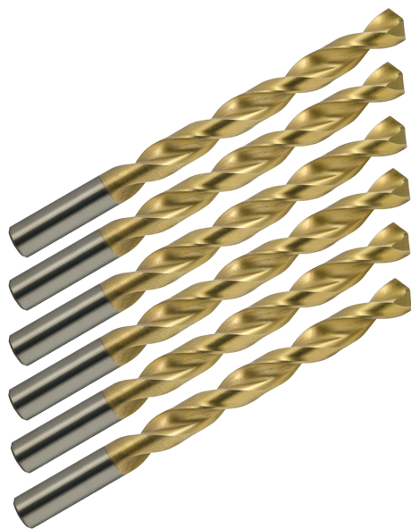 Drill Bit - 1/4"- 3 Flute - 3/4" LOC - 4" OAL - ZrN Coated 80% AR15-AR10 Lower Receiver Jig End Mill