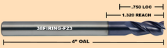 3/8" End Mill For Milling the Firing Pocket on AR15/AR10 Lower Receivers