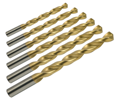 Drill Bit Kit - 1/4"- 3 Flute - 3/4" LOC - 4" OAL - ZrN Coated 80% AR15-AR10 Lower Receiver Jig End Mill