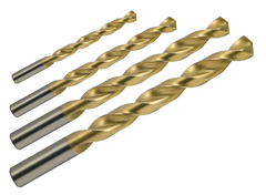 Drill Bit Kit - 1/4"- 3 Flute - 3/4" LOC - 4" OAL - ZrN Coated 80% AR15-AR10 Lower Receiver Jig End Mill