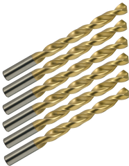 Drill Bit - 1/4"- 3 Flute - 3/4" LOC - 4" OAL - ZrN Coated 80% AR15-AR10 Lower Receiver Jig End Mill