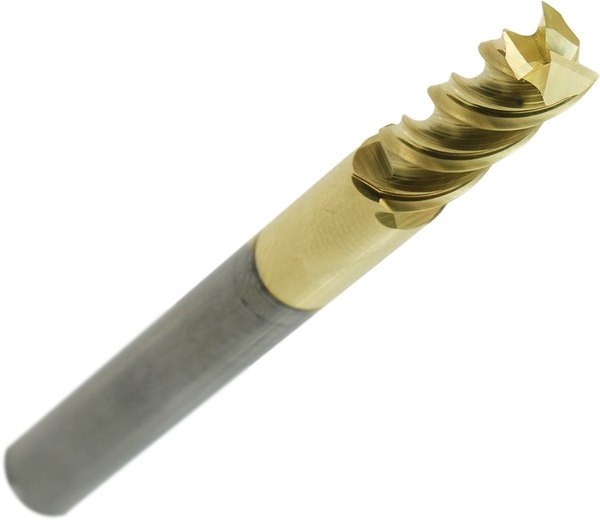 Compatible Easy Jig 80 AR15 Lower Receiver 1/4" "ZrN" Coated End Mill JNV Burns Enterprises